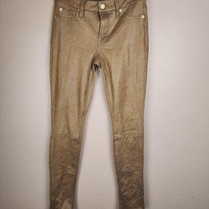 7 for all mankind faux pebble suede skinny pants